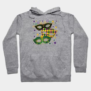 Mardi Gras Masks Hoodie